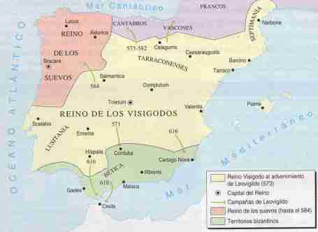 Reino de los Visigodos bajo Leovigildo